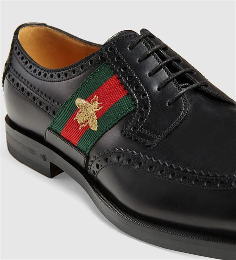 gucci shoes mens black shoe lace|Gucci shoe strings.